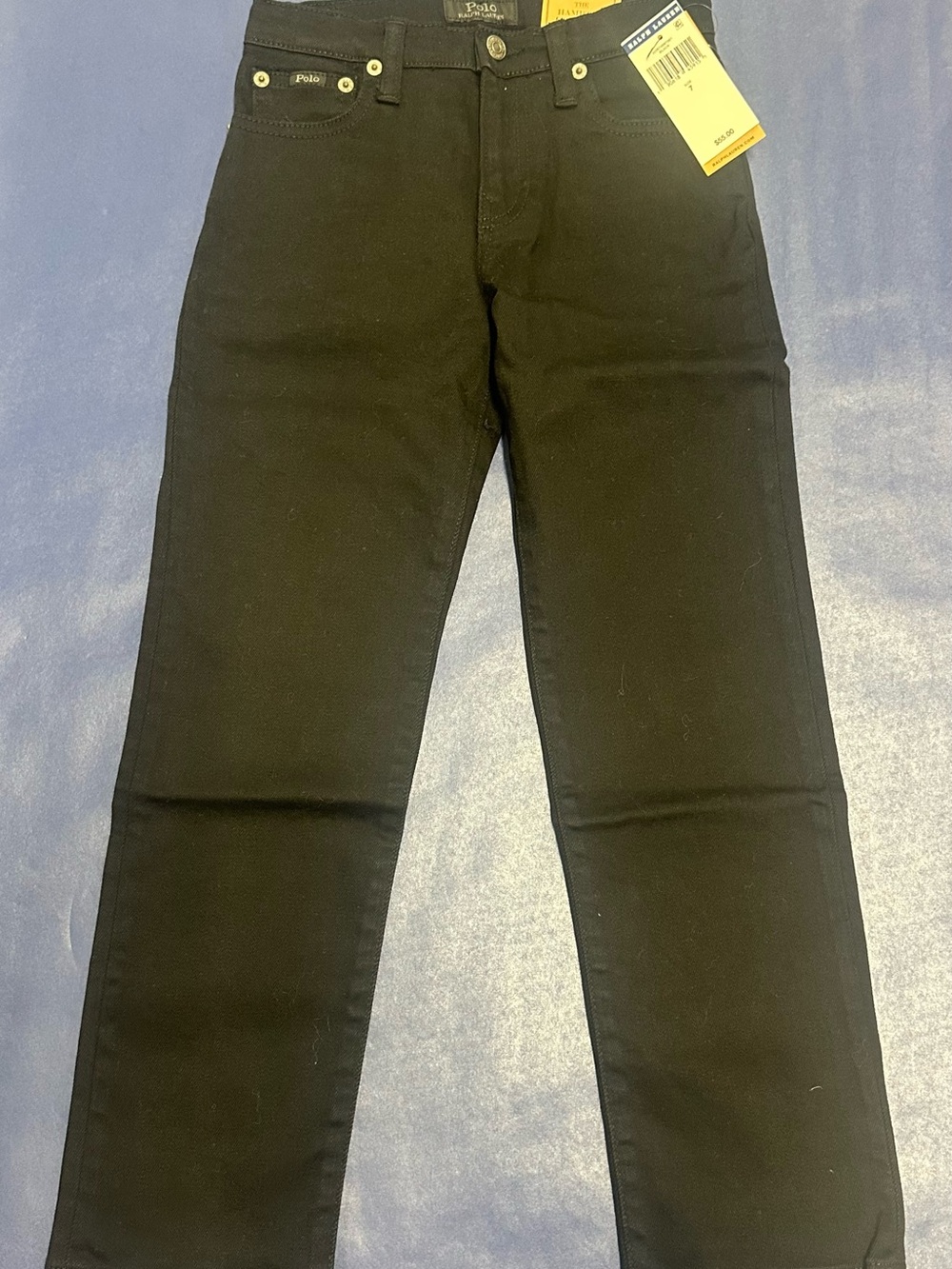 Polo by Ralph Lauren Boys Hampton Straight Leg Jeans - Black Size 7